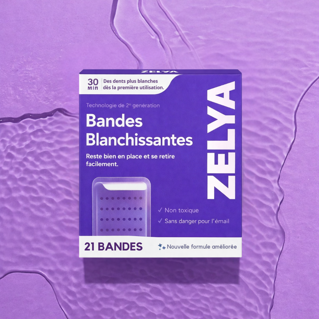 Bandes de blanchiment dentaire - Zelya™ Zelya