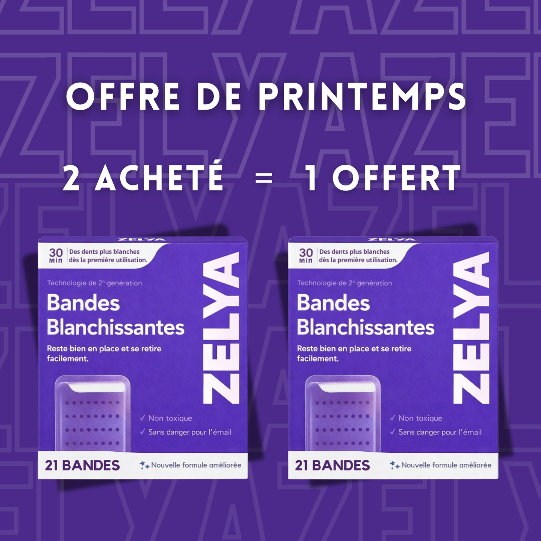 Bandes de blanchiment dentaire - Zelya™ Zelya